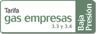 Tarifa Gas Empresas