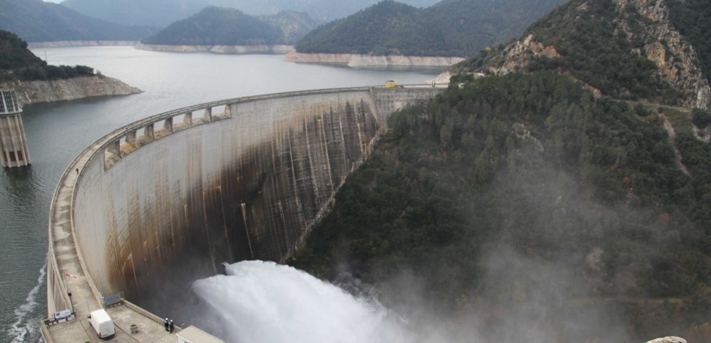 Presa de Susqueda (Girona).