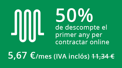 50% de descuento