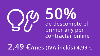 50% de descuento